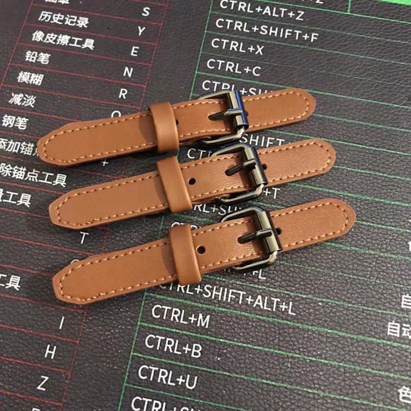 Factory wholesale women's clothing coat fur coat accessories metal PU buckle buckle