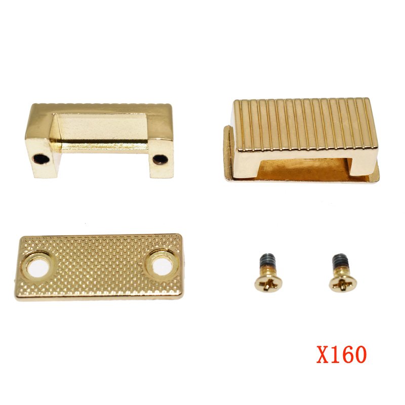 Arch Bridge Buckle Metal D-Ring Connector Screwback Bridge Connector Hanger for Purse Decorative Collar Choker Accessories