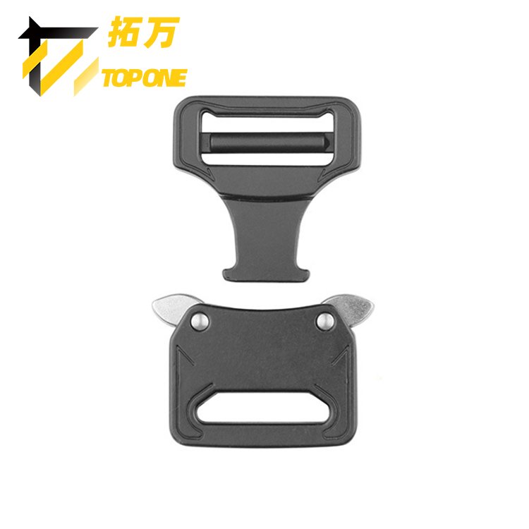 27mm Black Adjustable Shoulder Bag Strap Backpack Metal Quick Release Buckle