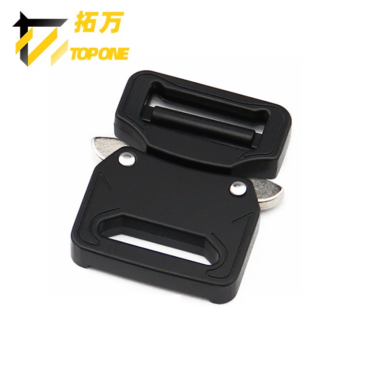 27mm Black Adjustable Shoulder Bag Strap Backpack Metal Quick Release Buckle