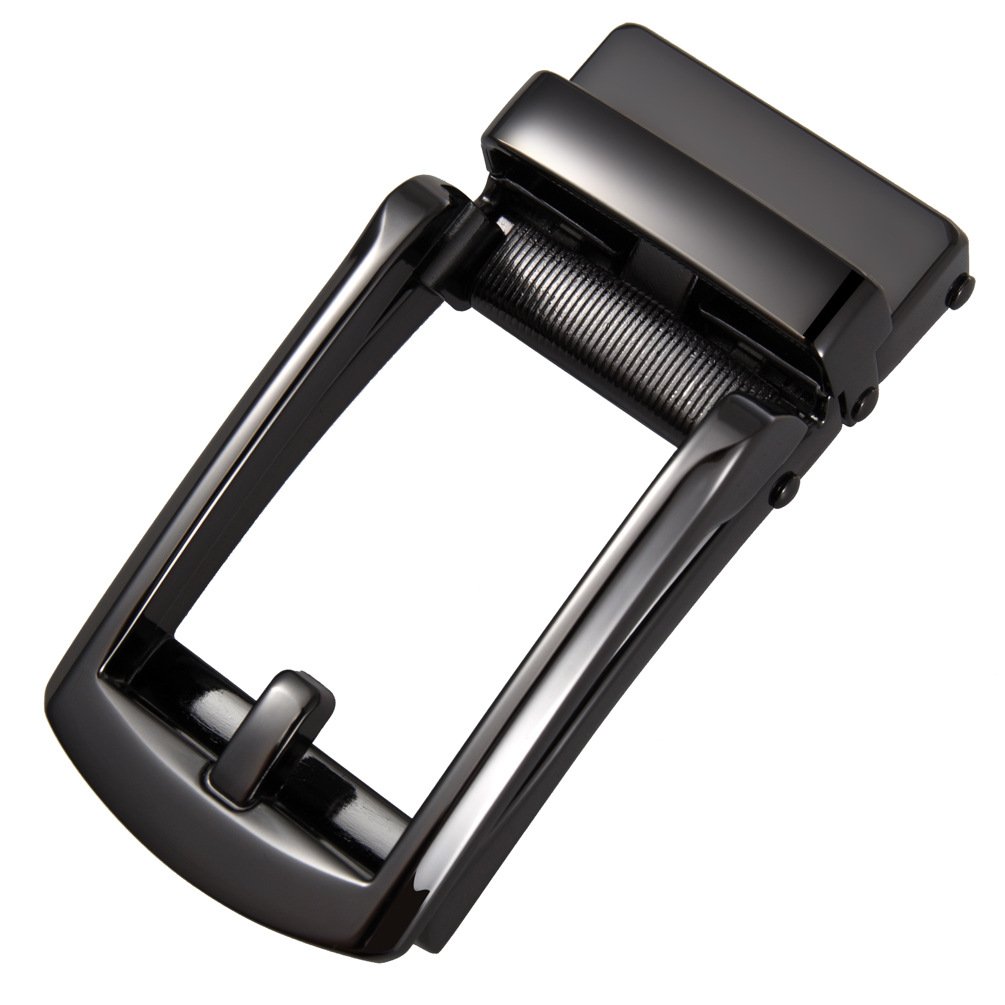 Hot selling multi color Amazon zinc alloy automatic belt buckle mechanical belt buckle for 3.2cm strap 8.1*4.1cm