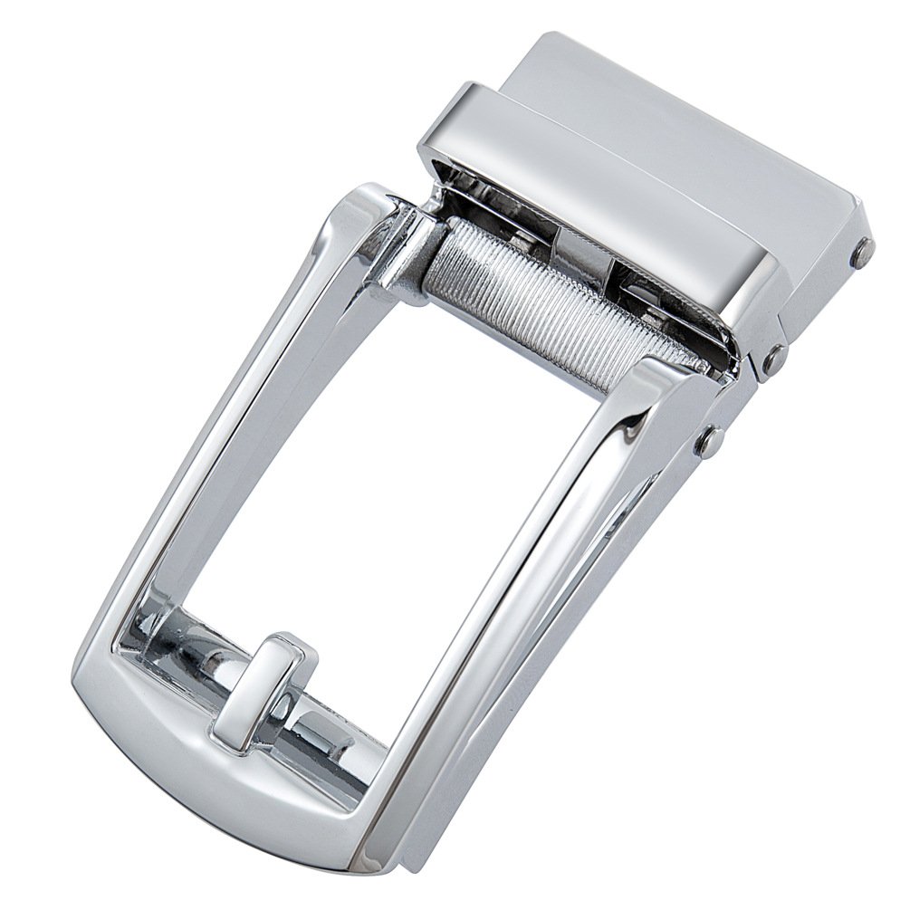 Hot selling multi color Amazon zinc alloy automatic belt buckle mechanical belt buckle for 3.2cm strap 8.1*4.1cm