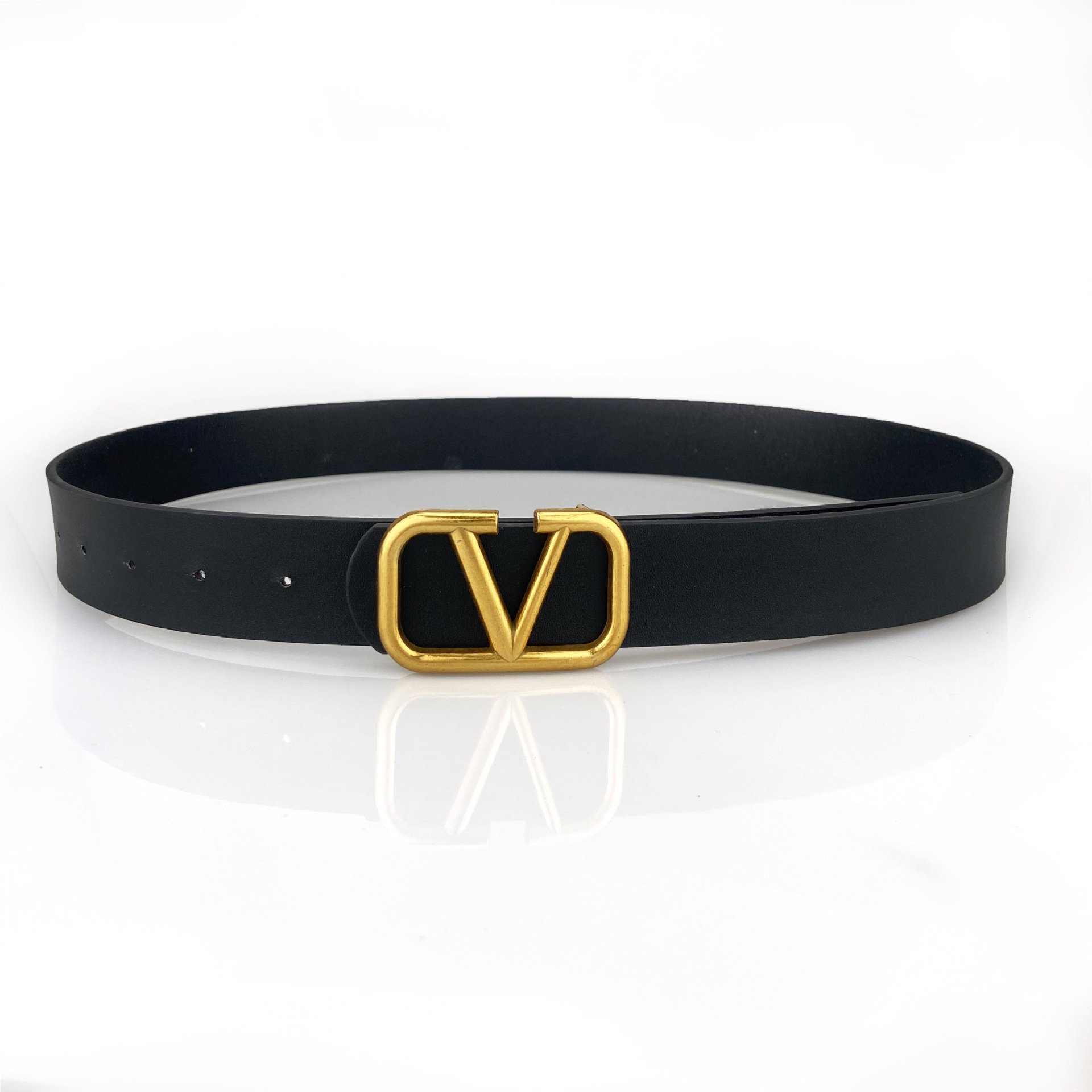 Wholesale New Custom Logo Suede Leather Fashion Waist Belt Women Decoration Flat Special Belt