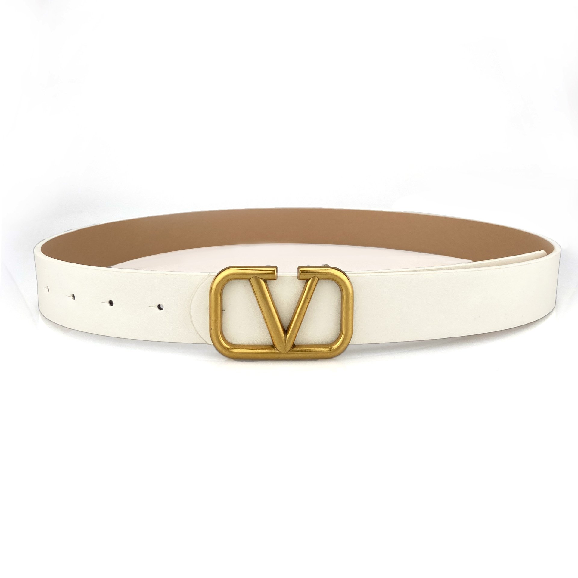 Wholesale New Custom Logo Suede Leather Fashion Waist Belt Women Decoration Flat Special Belt