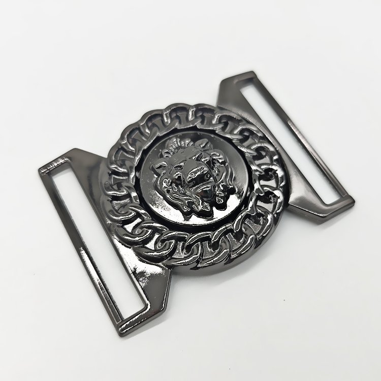 Factory Customized New Design Zinc Alloy Clothing Decoration Buckle Coat Belt Accessories 40mm Auto Release Metal Belt Buckles