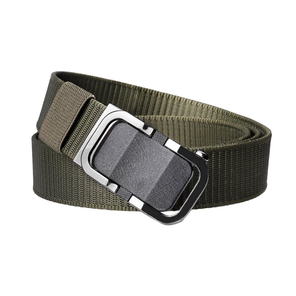 DANSKY Tactical waist belt with Automatic Buckle Nylon Outdoor Canvas Fabric Belt