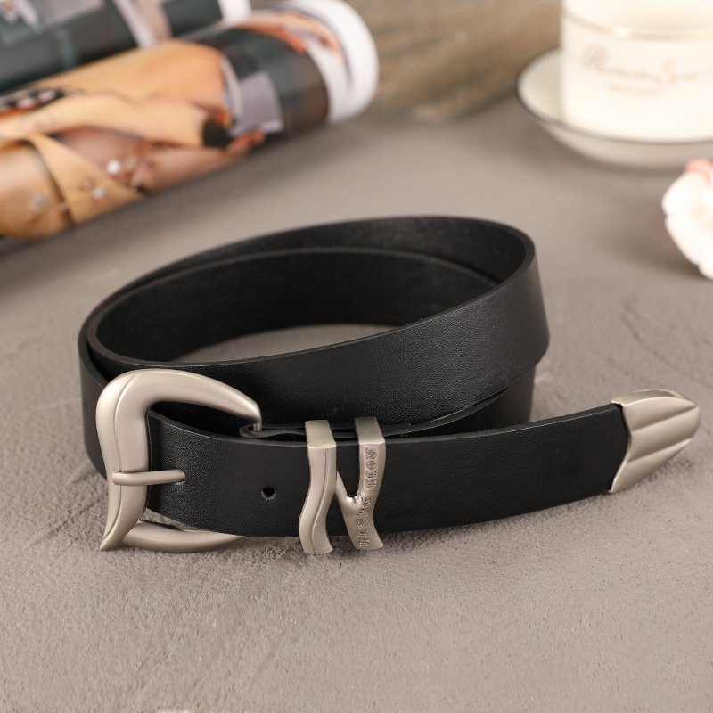 Fashion High Quality Mens Hole Womens Luxury Belt Male Belt Buckle Genuine Leather Men Work Belts