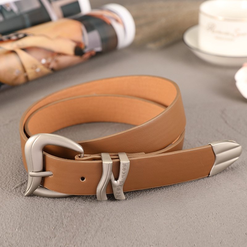 Fashion High Quality Mens Hole Womens Luxury Belt Male Belt Buckle Genuine Leather Men Work Belts