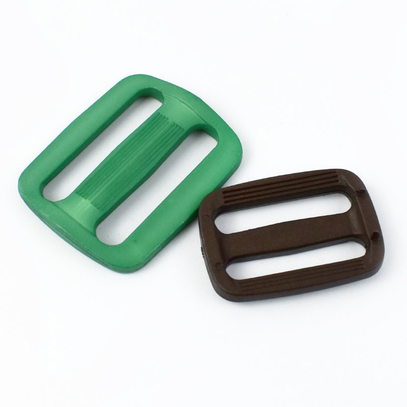 Deepeel BF358 1.5/2.0/2.5/3.1cm Bag Accessories Adjust Slider Square Ring Buckle Plastic Tri Glide Buckle
