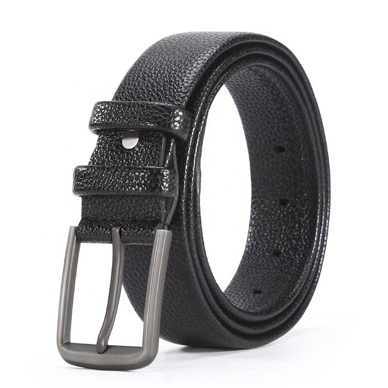Fashion Men's Belt High Quality Business Casual Alloy Pin Buckle Belt Men's Jeans Brown Retro Waistband
