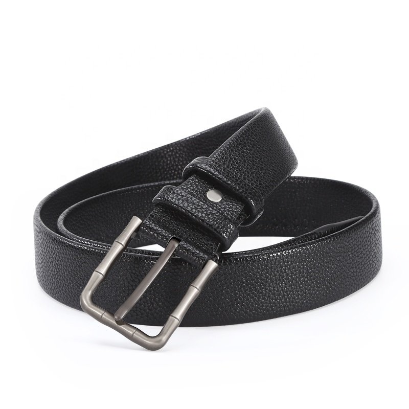 Fashion Men's Belt High Quality Business Casual Alloy Pin Buckle Belt Men's Jeans Brown Retro Waistband
