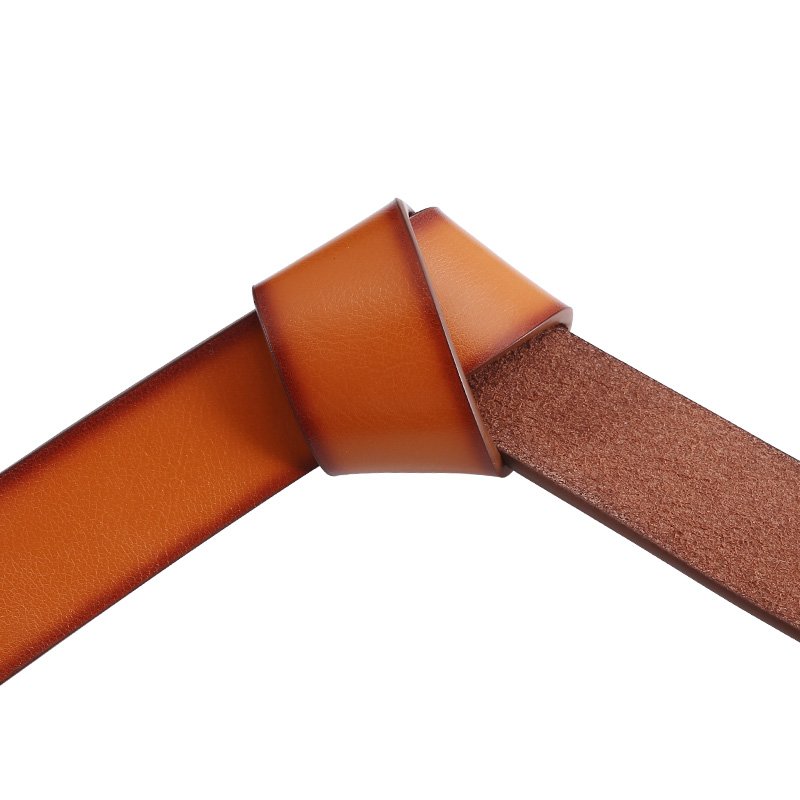 Wholesale Customized Personalized Men's Belt Pin Buckle High Quality PU Leather Belts For Men