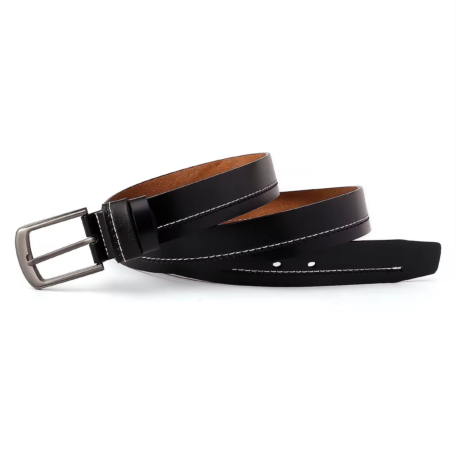 Customized Luxury Genuine Cowhide Leather Belt in Factory Alloy 3.8Pin Buckle Wholesale OEM Genuine Leather Belt