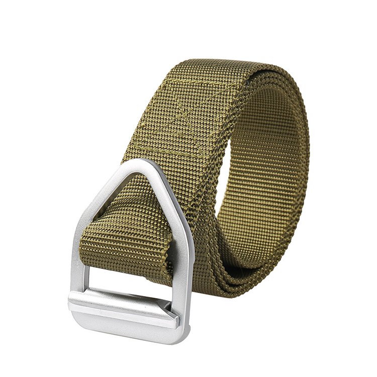 Men's Nylon Fabric Outdoor Tactical Belt Automatic Quick Release Buckle Belt Hunting Hiking Sports EVA Padding Belt