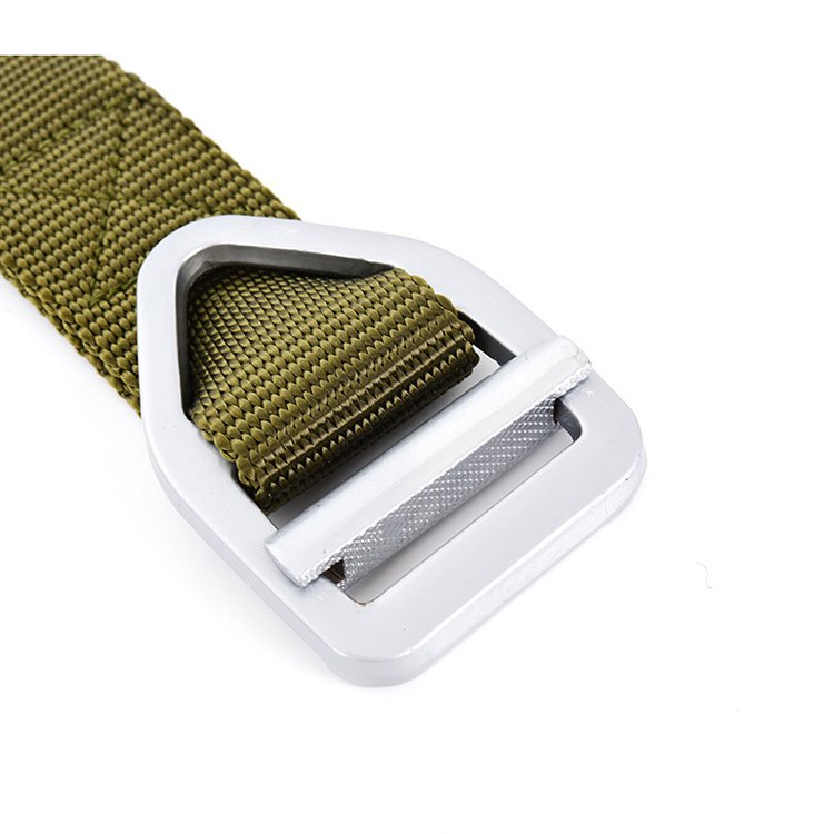 Men's Nylon Fabric Outdoor Tactical Belt Automatic Quick Release Buckle Belt Hunting Hiking Sports EVA Padding Belt