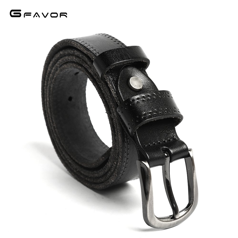 vintage Italian design genuine leather belts casual adjustable belt buckles hot selling men belt