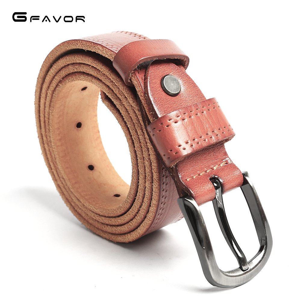 vintage Italian design genuine leather belts casual adjustable belt buckles hot selling men belt