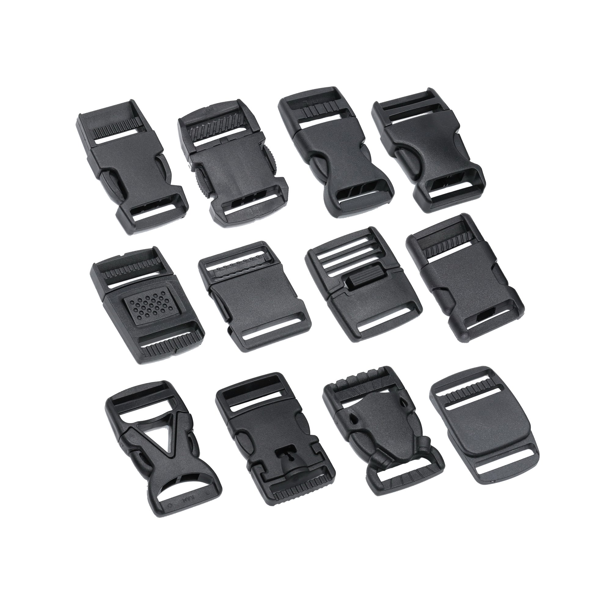 High Quality 25mm plastic side release buckle 1inch quick release buckles for backpack belt KAM