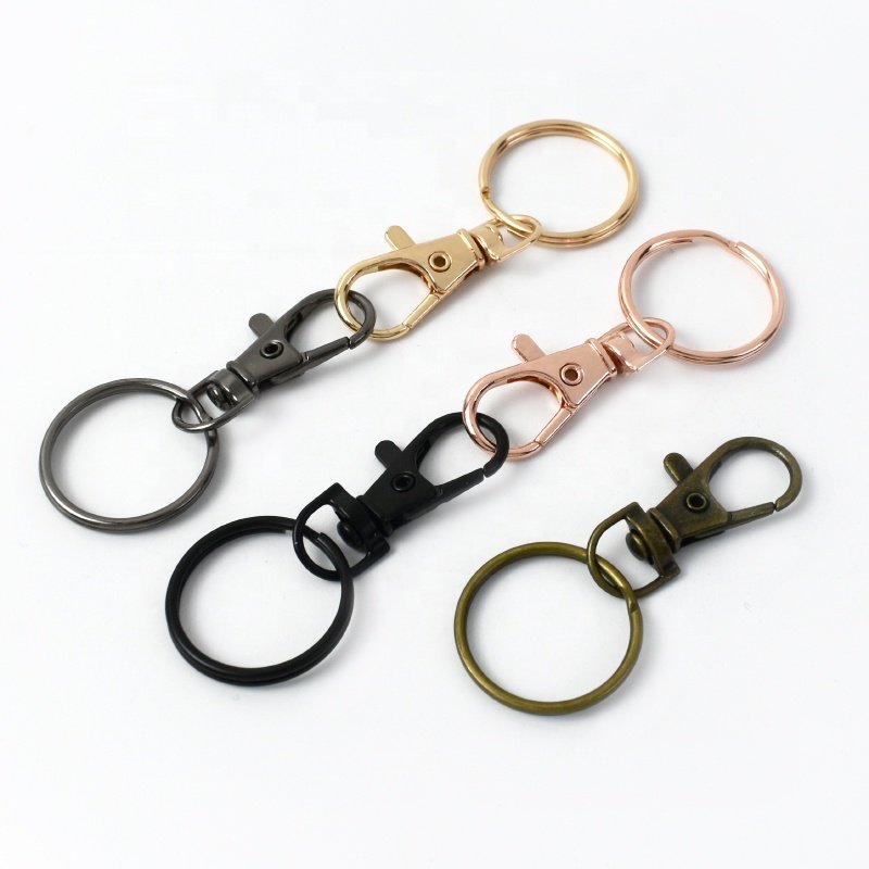 Meetee BK416 25mm DIY Handmade Keychain Pendant Lobster Clasp and Swivel Key Buckle Bag Accessories for Luggage