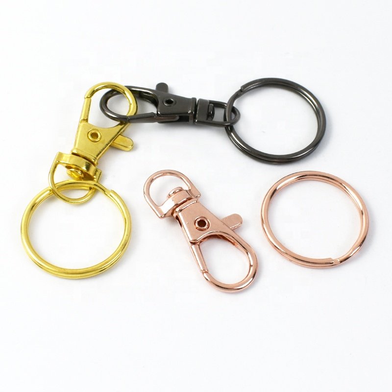 Meetee BK416 25mm DIY Handmade Keychain Pendant Lobster Clasp and Swivel Key Buckle Bag Accessories for Luggage