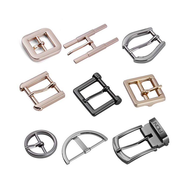 Alloy Clothing Luggage Straps Gold Roller Metal Half Men's Leisure Buckle Pin Customized Purse Dog Collars Pin Belt Buckle Clasp