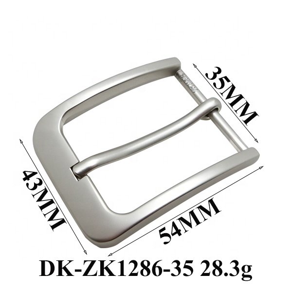 35MM Professional Factory High Quality Custom Decorative Metal Pin Wholesale Single Matte Buckles for Man's Belt Buckle