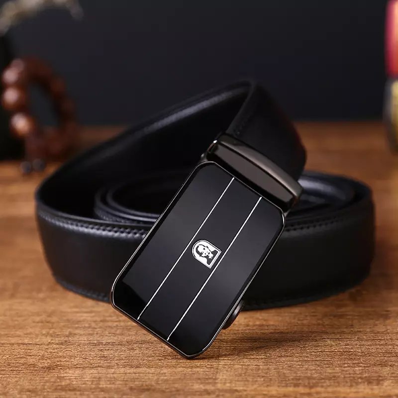 Factory wholesale pu cowboy mens belts automatic buckle brands for men