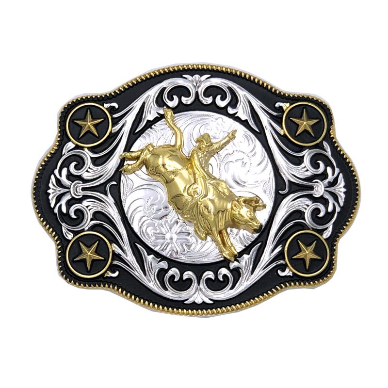 Rodeo belt buckle cowboy western style texas Hebilla Vaquera Jinete