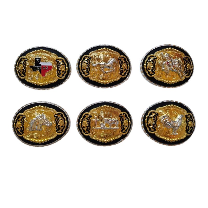 Rodeo belt buckle cowboy western style texas Hebilla Vaquera Jinete