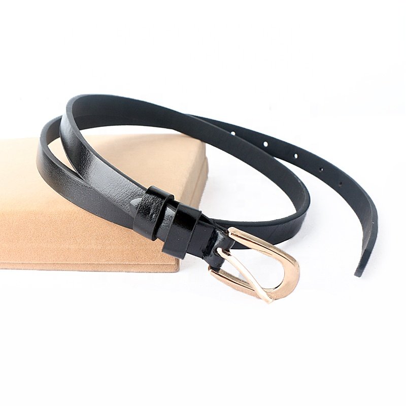 Simple and versatile women's clothing accessories pin buckle thin waist thin belt