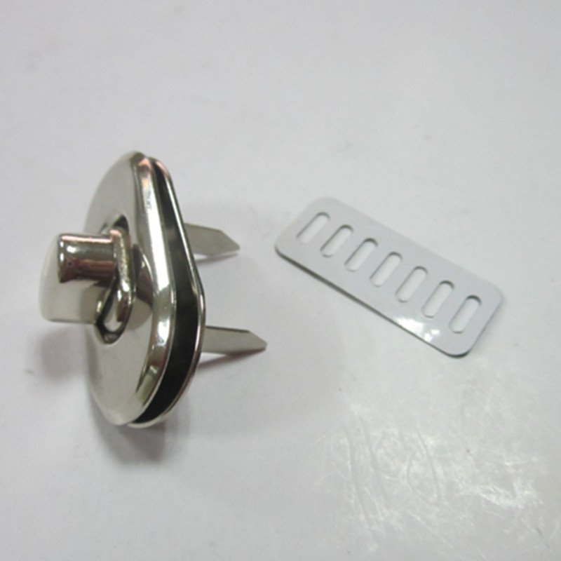 High Quality Wholesale 37*21*31*13mm Wallet Lock Flip Lock Buckle Metal Twist Lock