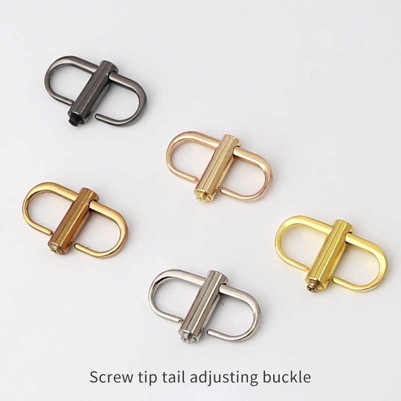 Zinc Alloy Adjusting Buckle Lock Chain Link Metal Bag Chain Regulator Luggage Hardware Accessories