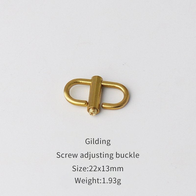 Zinc Alloy Adjusting Buckle Lock Chain Link Metal Bag Chain Regulator Luggage Hardware Accessories
