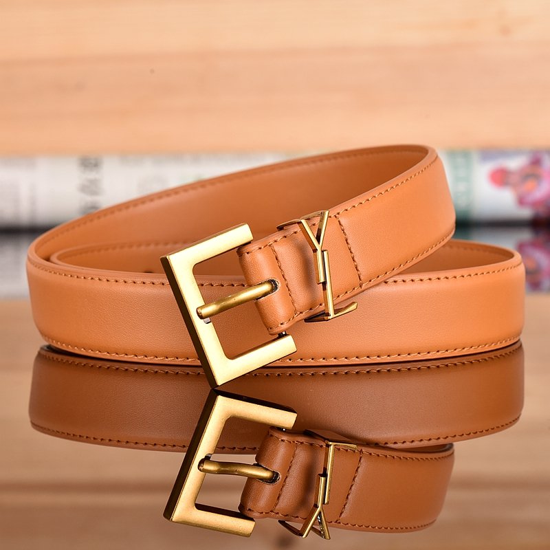 Latest designer belt custom logo letter buckle leather belt women's vintage decorated jeans wholesale
