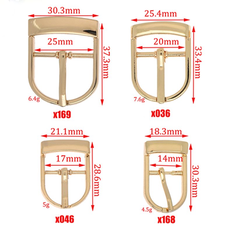 Hot Sale Zinc Alloy adjuster pin Belt Buckle bag Accessories ladies Metal Pin Buckle handbag hardware