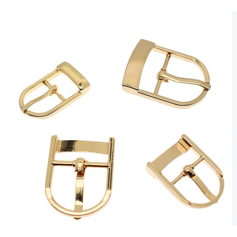 Hot Sale Zinc Alloy adjuster pin Belt Buckle bag Accessories ladies Metal Pin Buckle handbag hardware