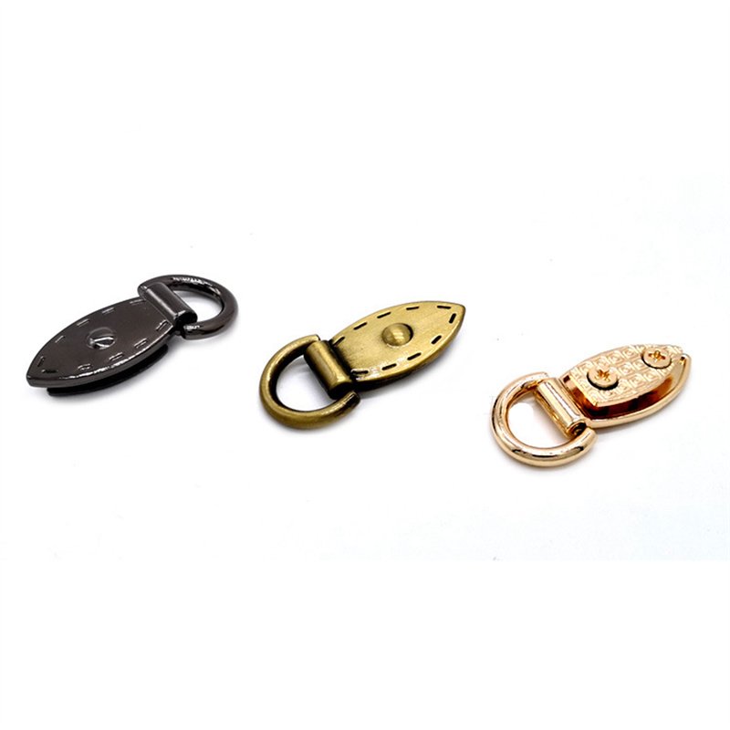 Ivoduff Metal Handbag Purse Bag Strap D Ring Anchor Connector Buckle Clasp Hardware
