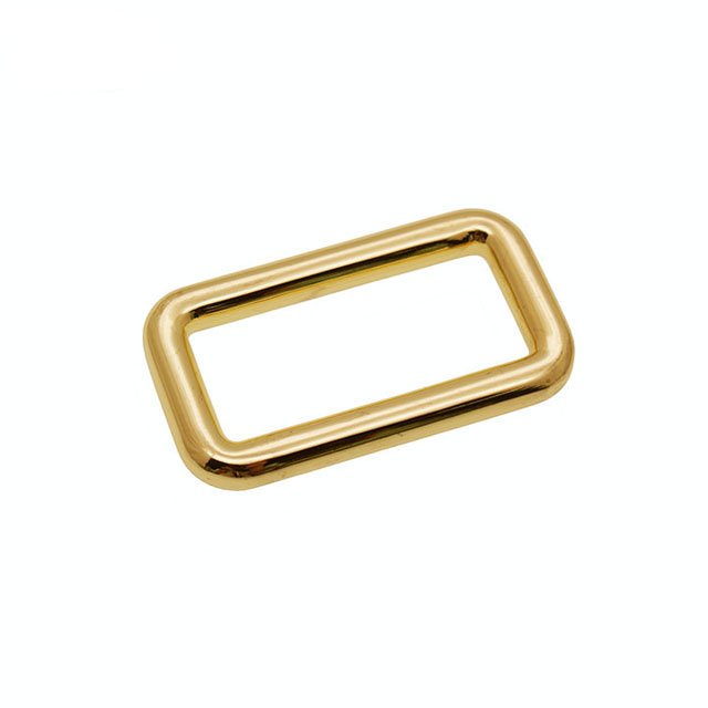 Bag accessories square metal ring manufacturer custom handbag hardware zinc Alloy rectangle buckle strap connector