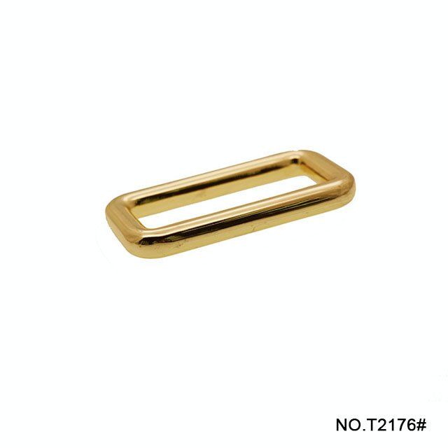 Bag accessories square metal ring manufacturer custom handbag hardware zinc Alloy rectangle buckle strap connector