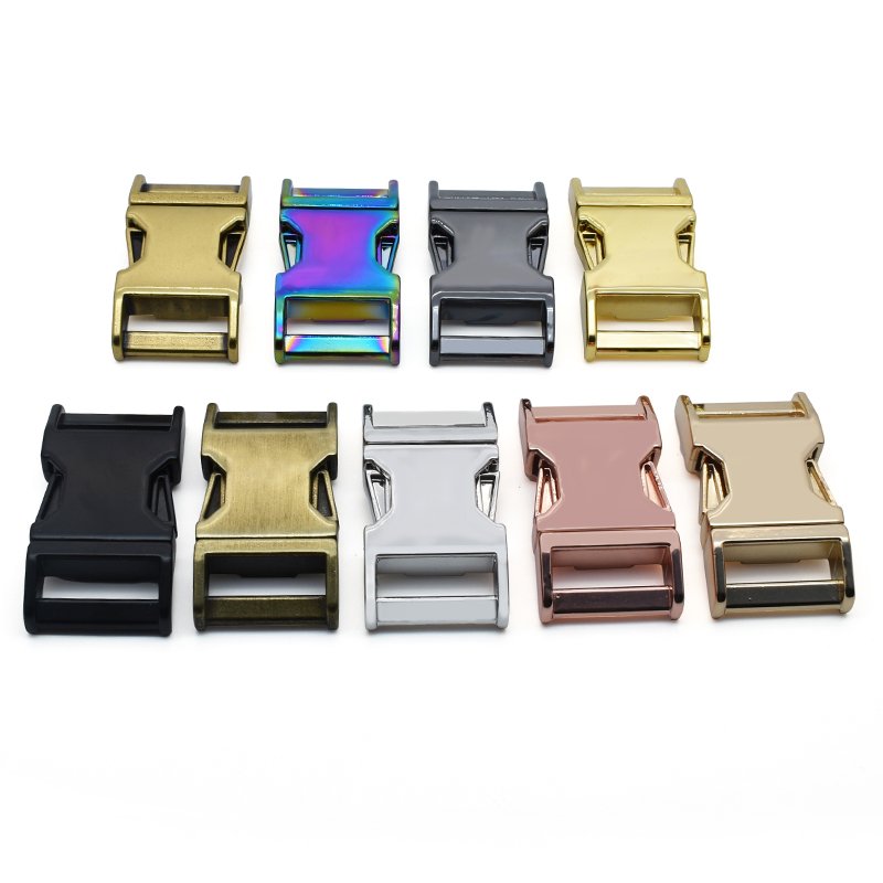 Wholesale 25mm Metal Pet Hardware Accessory Logo Blanks Alloy Quick Side Release Buckle For Dog Collar And Backpack Straps