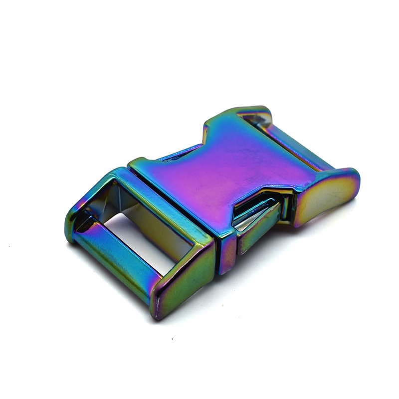 Wholesale 25mm Metal Pet Hardware Accessory Logo Blanks Alloy Quick Side Release Buckle For Dog Collar And Backpack Straps