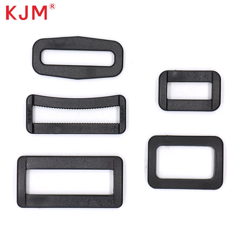 KJM OEM 1 Inch Rectangle Recycle Plastic Square Ring Buckle for Backpack Strap End Hiking Backpack