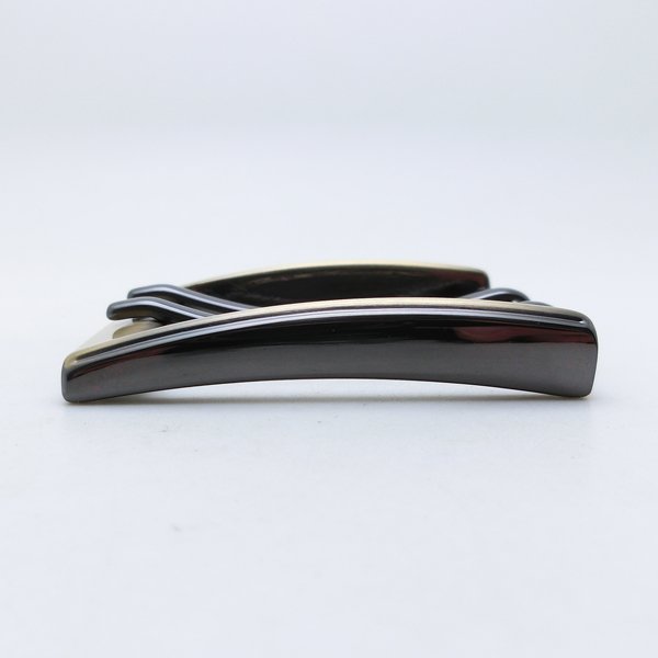 High-Grade Zinc Alloy Bag Accessory Western Metal Belt Buckle With Double Pin For Man Leather Perforated Belt