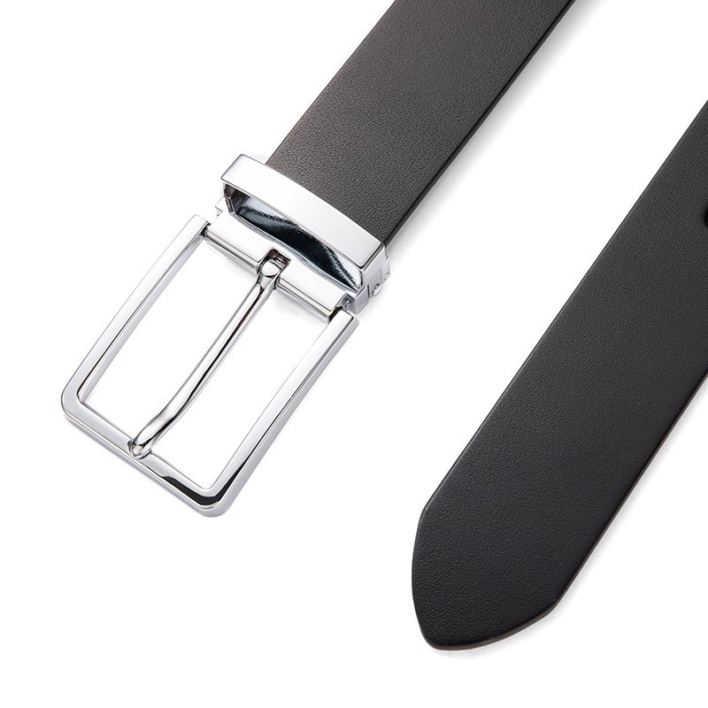 Luxury 100% Genuine Leather Belt for man Pin Buckle Cowhide Casual Dress Belt for Men