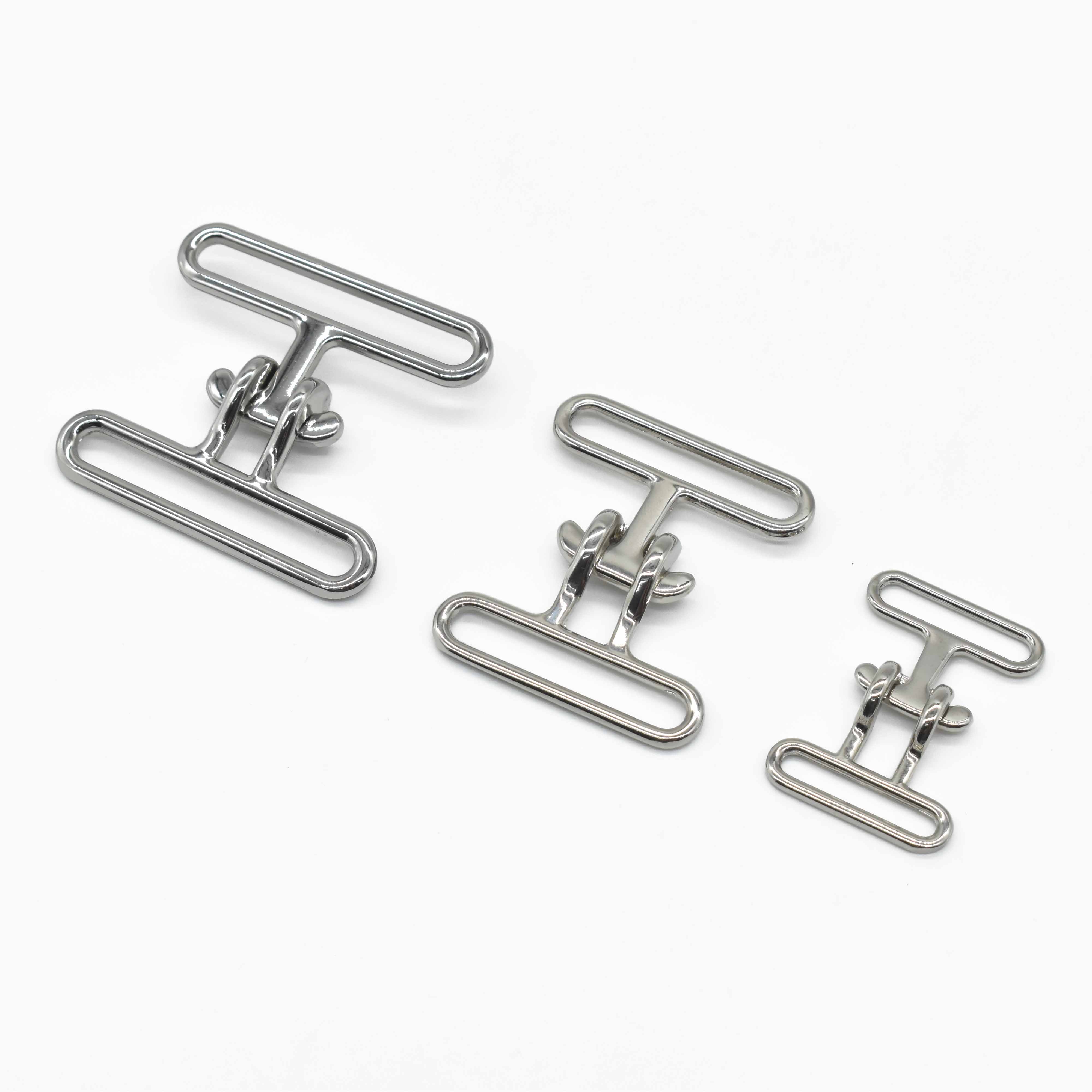 Rust Resistant Personalized 50mm Front Joint Metal Clip Buckle Round Interlocking Belt Clasp Buckles