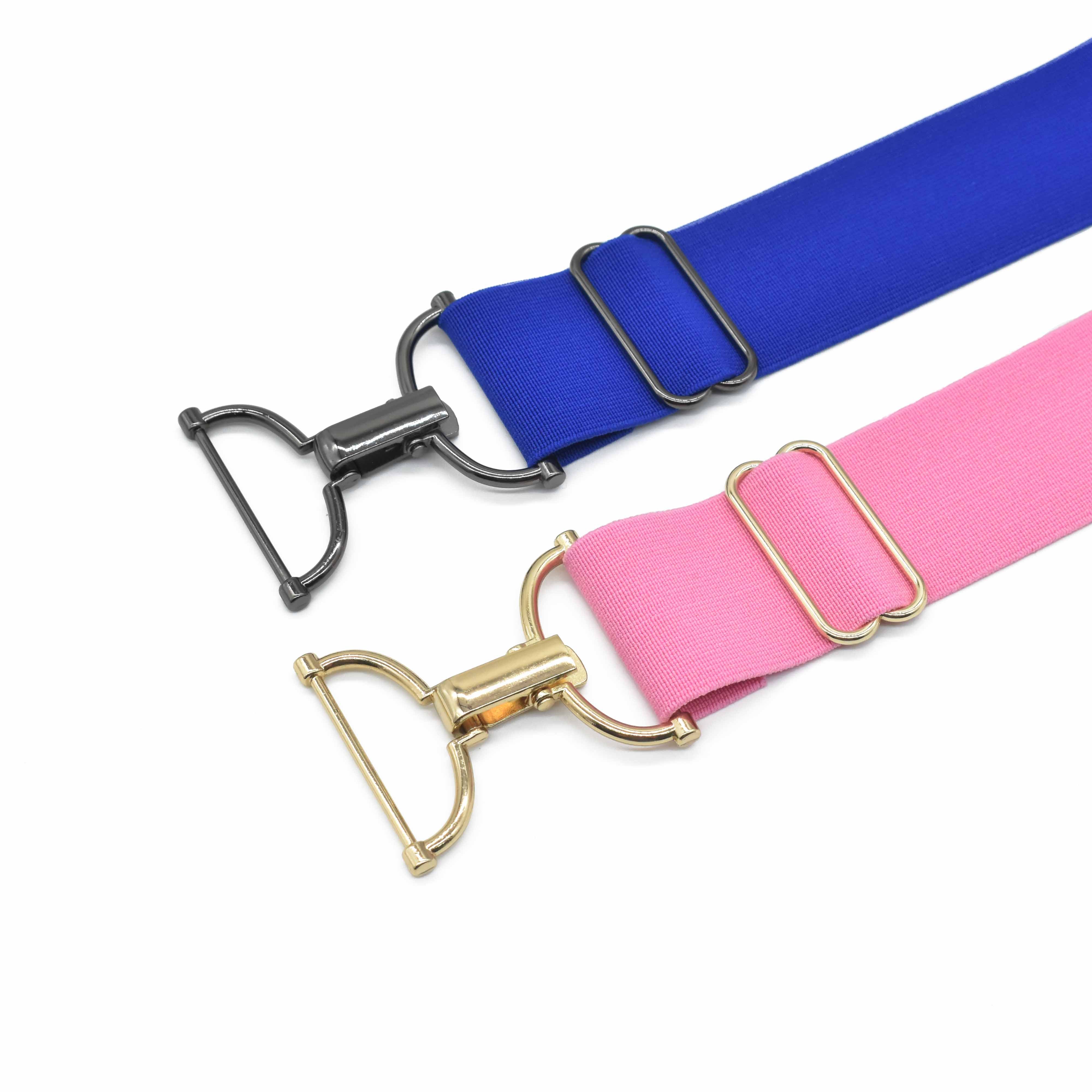 Rust Resistant Personalized 50mm Front Joint Metal Clip Buckle Round Interlocking Belt Clasp Buckles