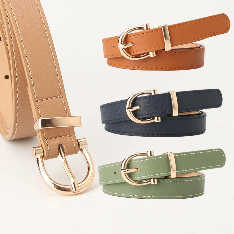 2023 High Quality New Style Lady's Belt Buckle Wear-resistant Metal Single Needle Belt Buckle