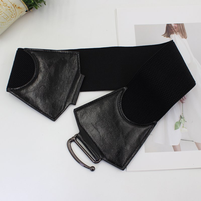 Plus size 65CM/75CM/85CM New Design Vintage Women Waistband Elastic Ladies Fashion Buckle Elastic Dress Wide Belt