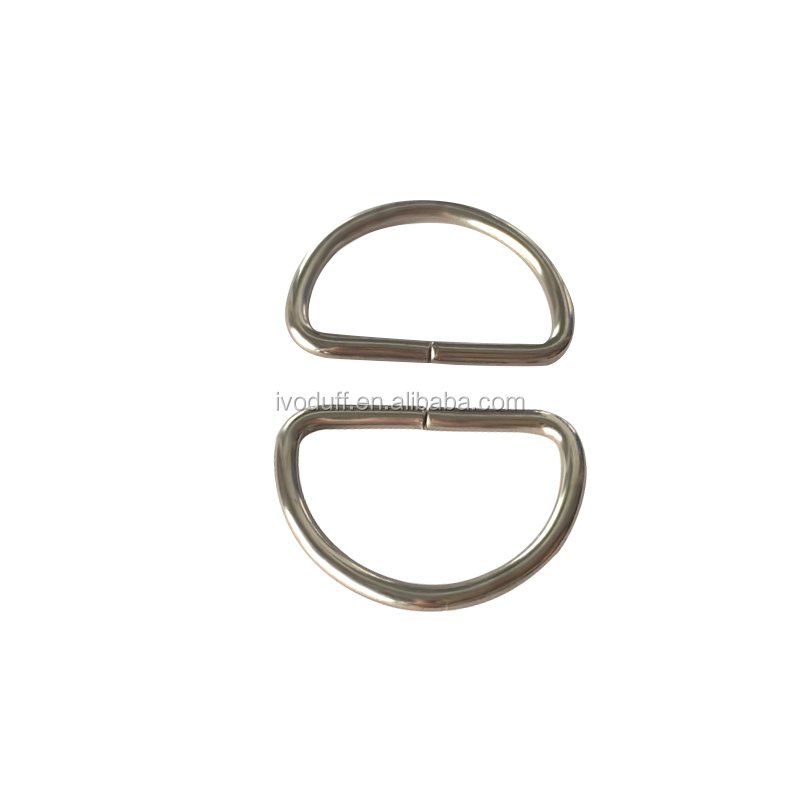 High Quality iron D Ring, metal handbag D ring buckle Hook From China Factory