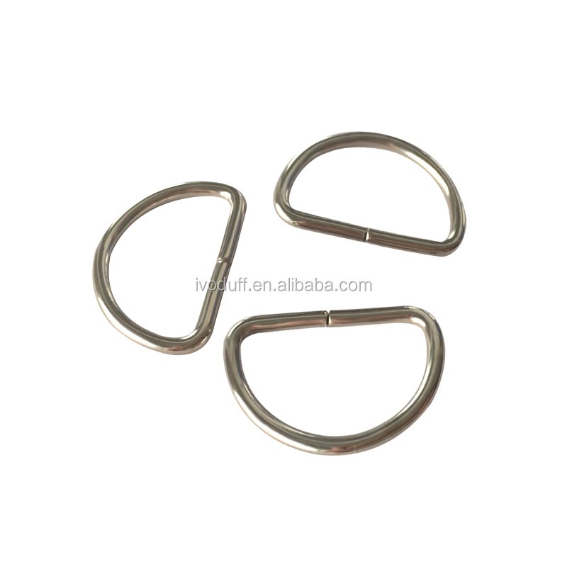 High Quality iron D Ring, metal handbag D ring buckle Hook From China Factory